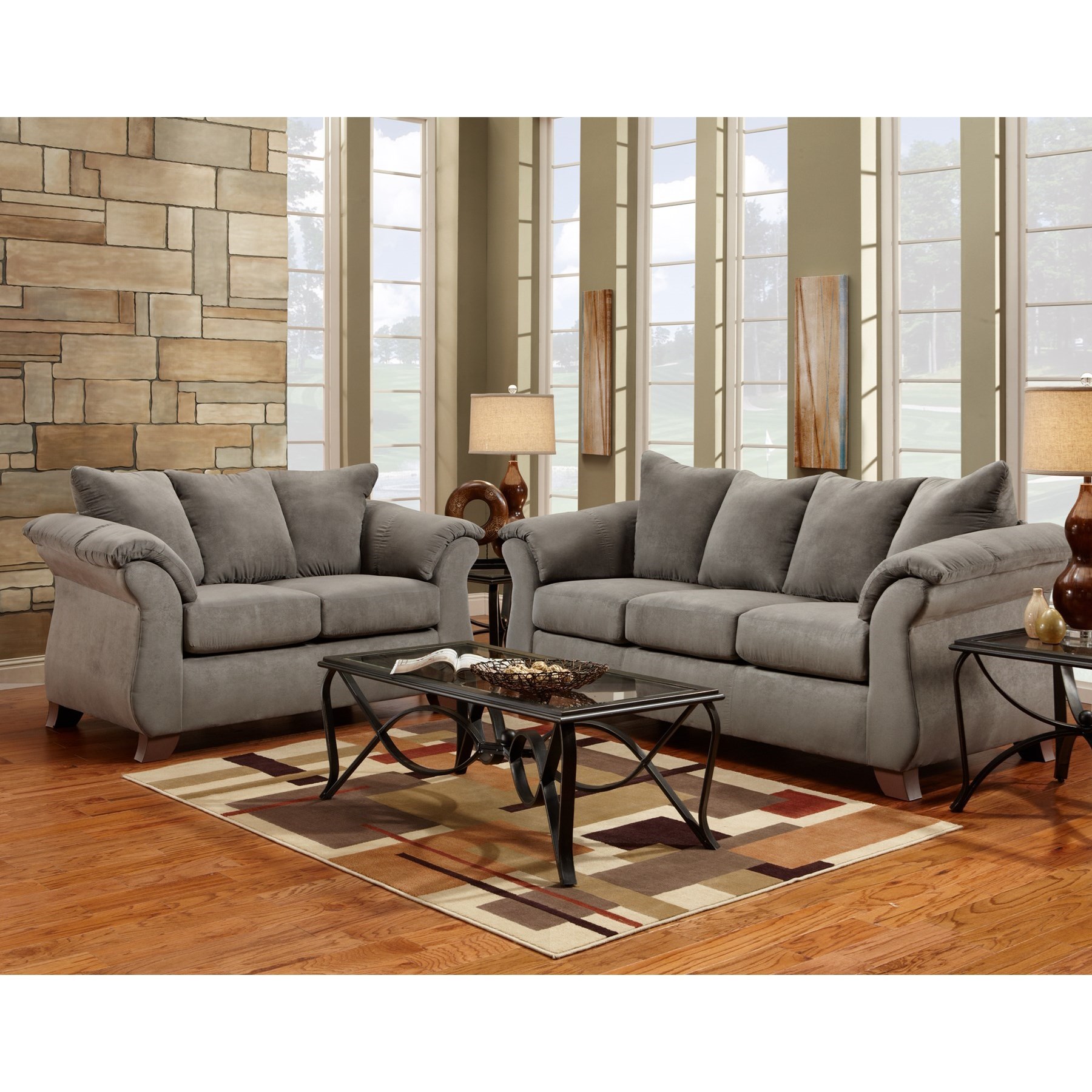 Affordable Furniture 6700 Three Seat Queen Size Sleeper Sofa Royal